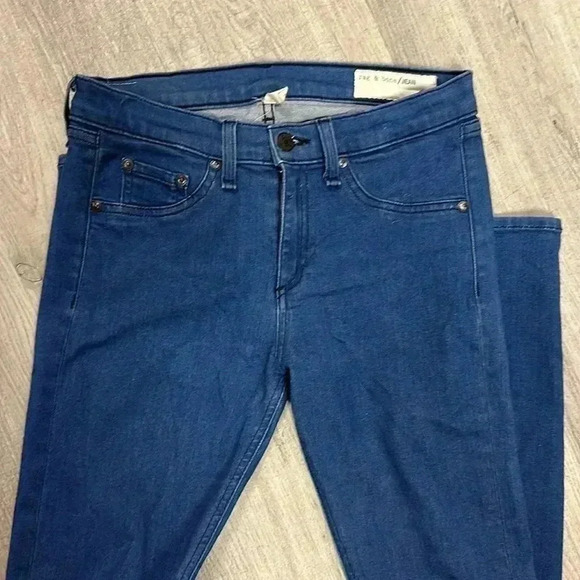 Rag and Bone  high rise skinny jean indigo wash Size 27 - Picture 4 of 8